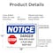 Signmission Danger This Site Is Not A Play OSHA Notice Sign, Plastic, 18in W x 12in L, 2PK OS-2PACK-NS-P-1218-L-10923 - alternate 6